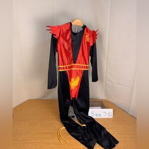 Kids Red and Black Ninja Costume